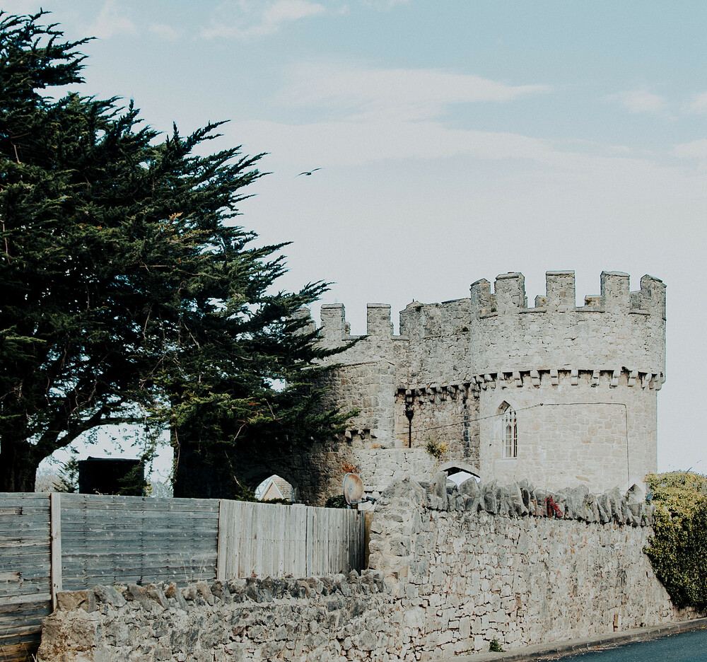 Old castle wall style building