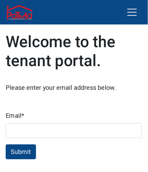 PaTNa Tenant Portal screenshot