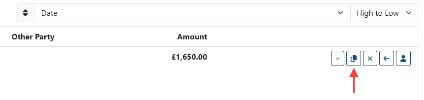 Bank Reconciliation Transaction with Assign Option Highlighted