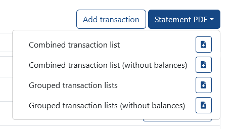 Landlord Transactions
