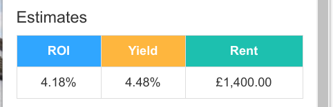 Browser extension estimates - ROI and yield